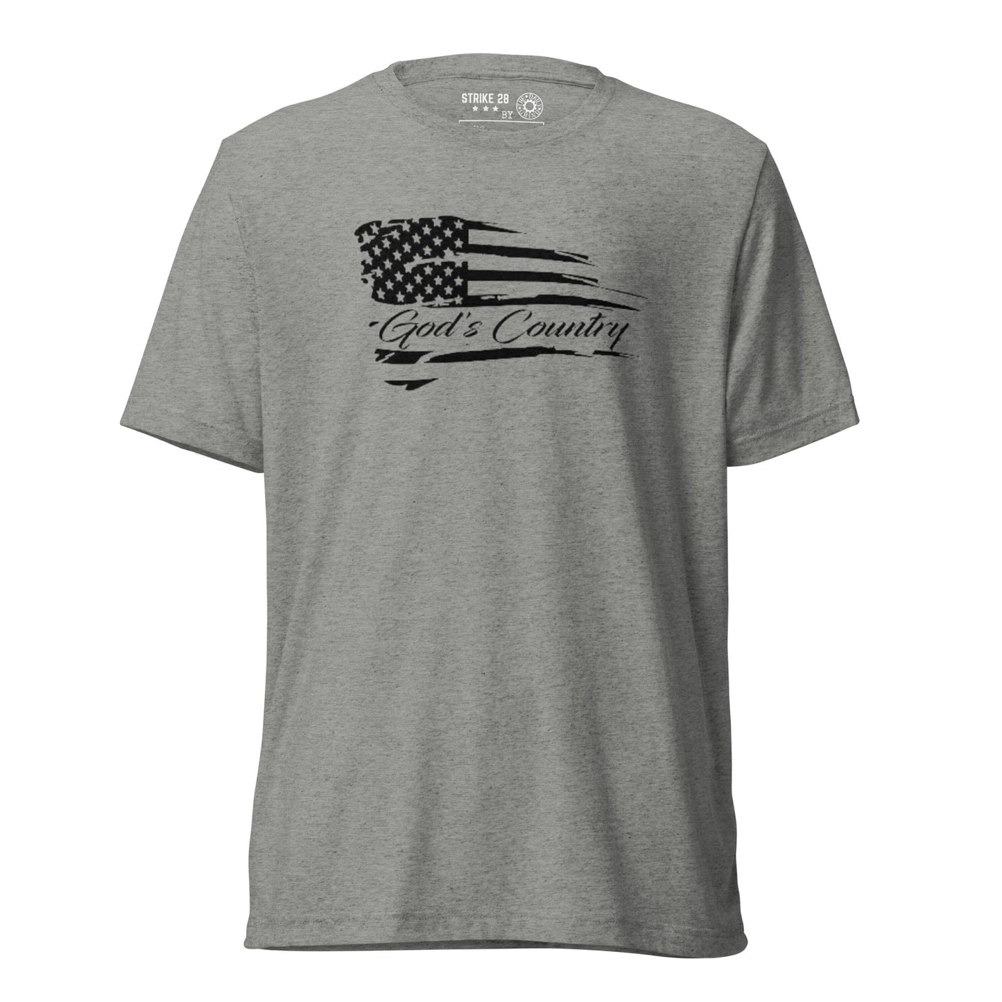 God’s Country American Flag Short Sleeve T-Shirt