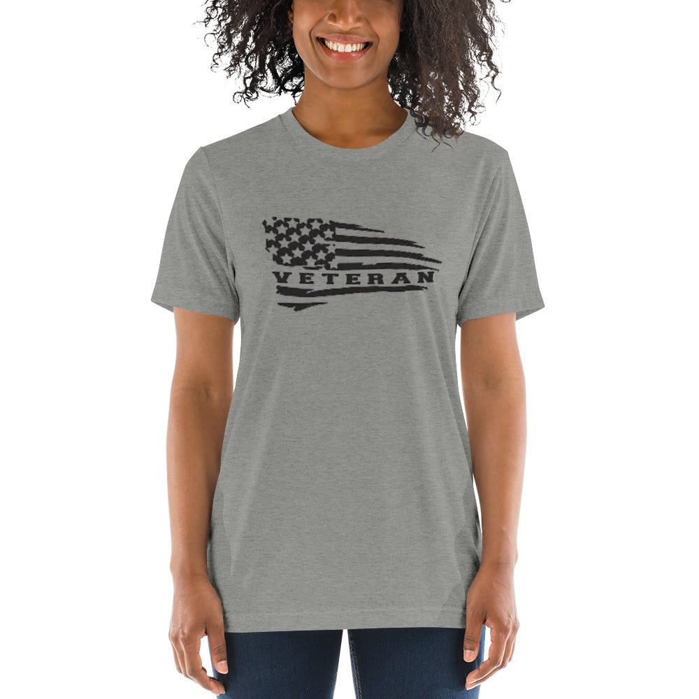 Veteran American Flag Short Sleeve T-Shirt