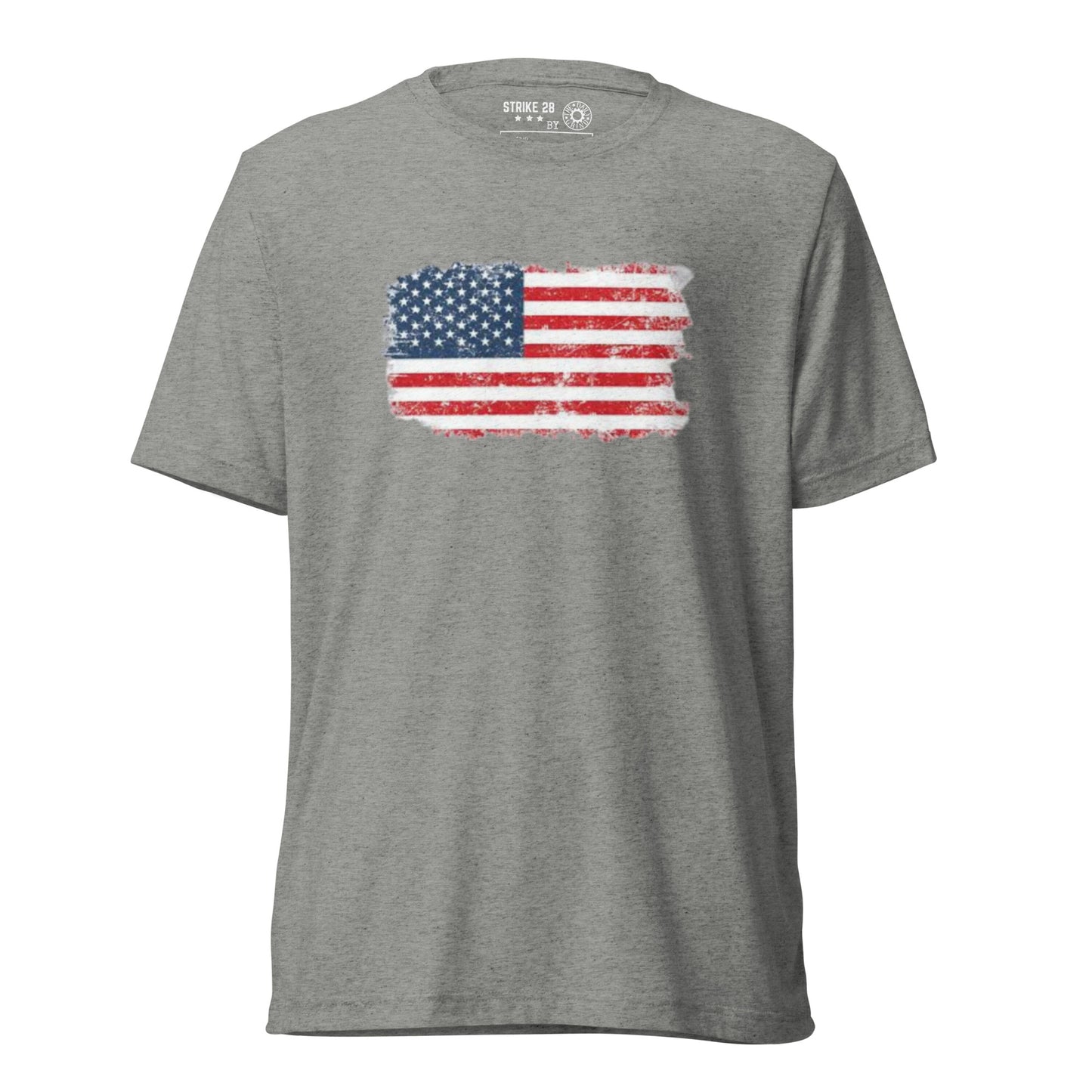 Color American Flag Short Sleeve T-Shirt