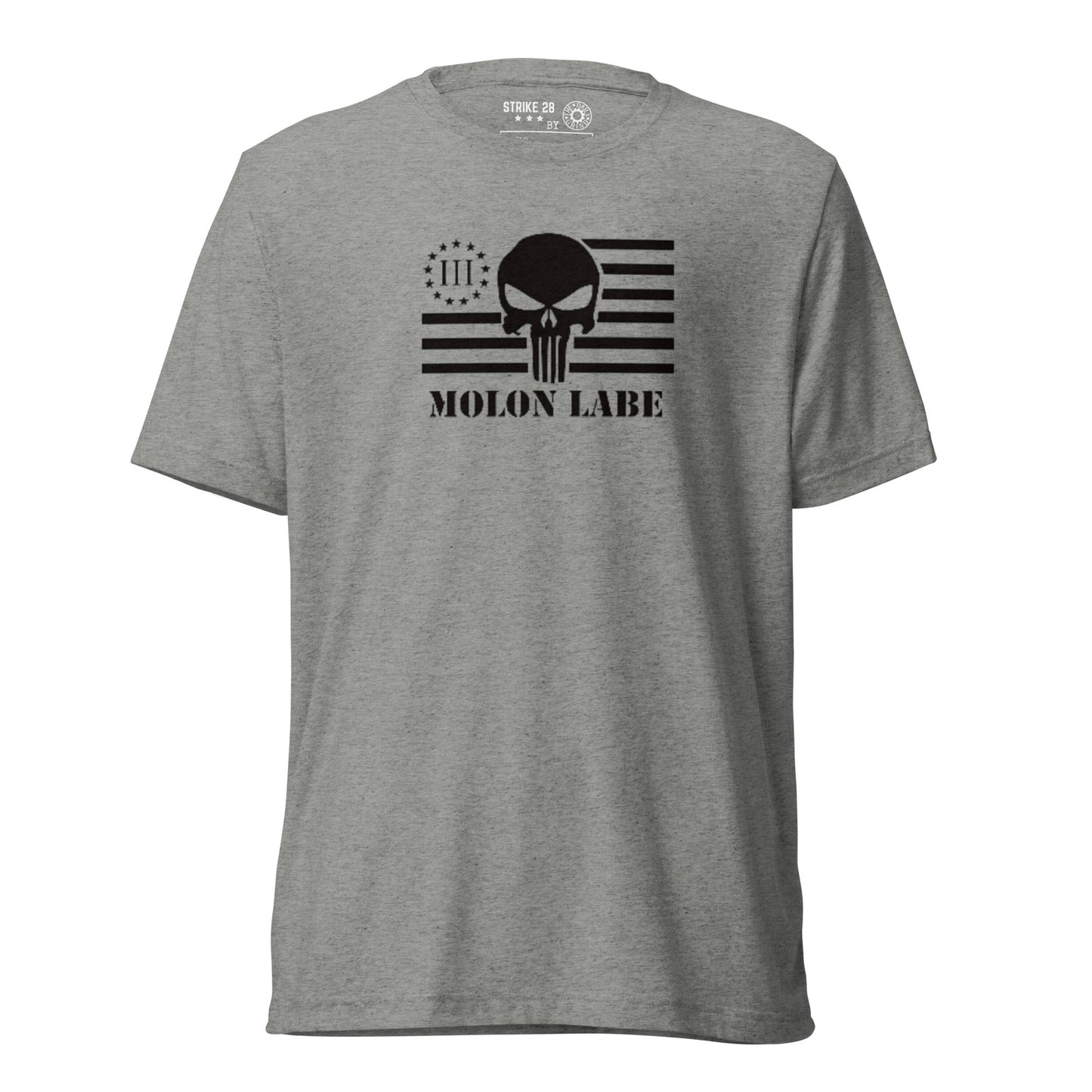 Molon Labe 3% Flag Short Sleeve T-Shirt