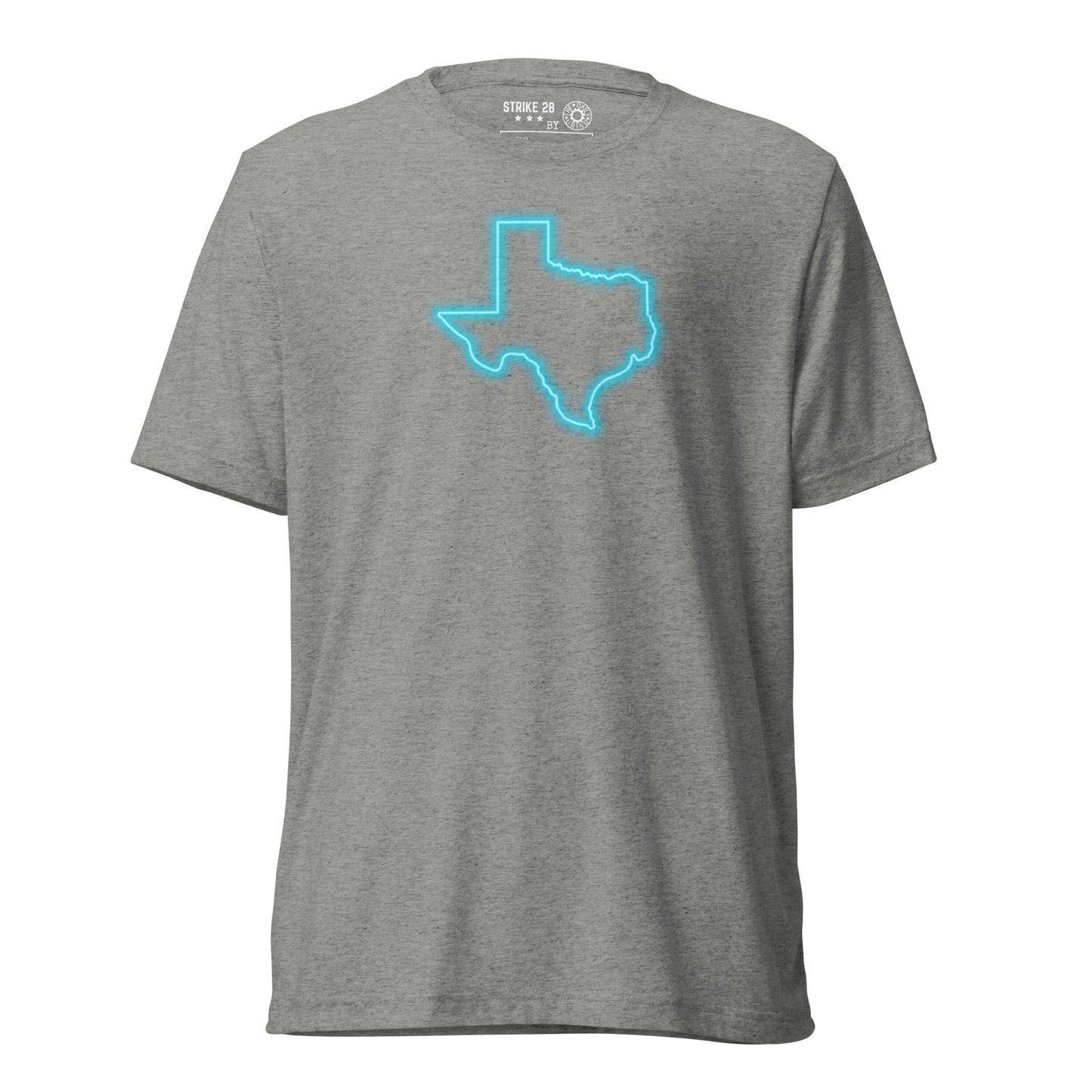 Neon Blue Texas Short Sleeve T-Shirt