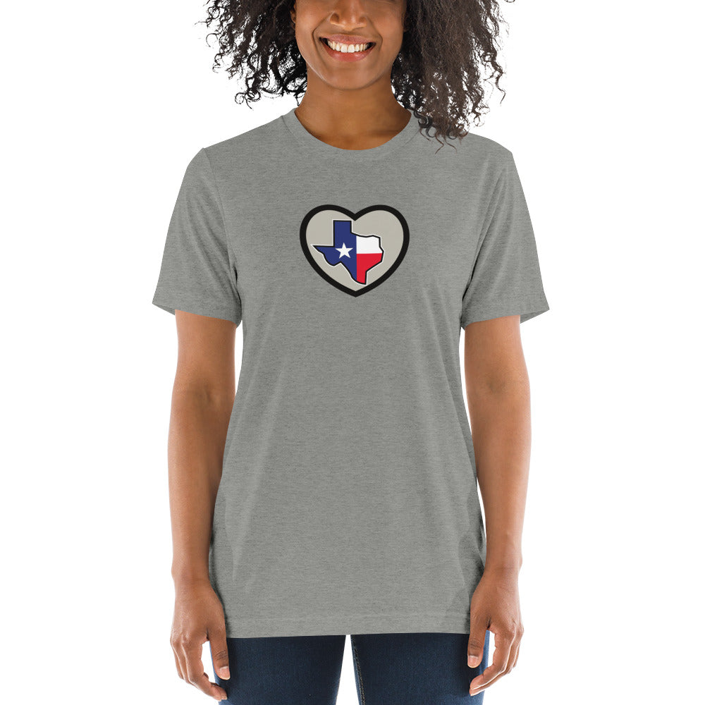 Texas Heart Short Sleeve T-Shirt