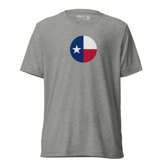 Circle Texas Flag Short Sleeve T-Shirt