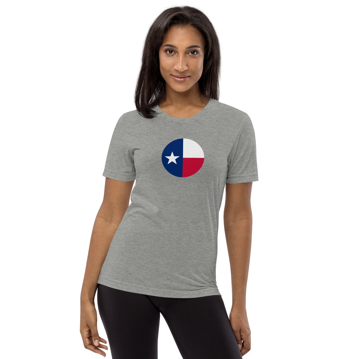 Circle Texas Flag Short Sleeve T-Shirt