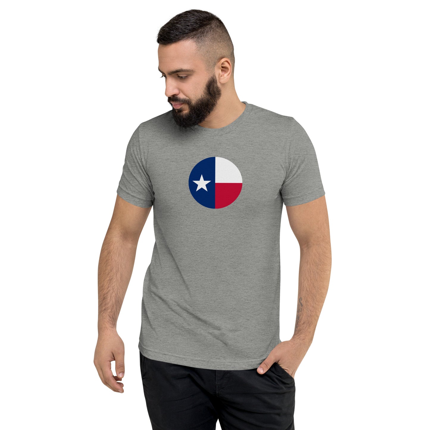 Circle Texas Flag Short Sleeve T-Shirt