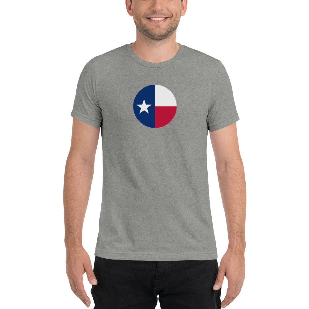 Circle Texas Flag Short Sleeve T-Shirt