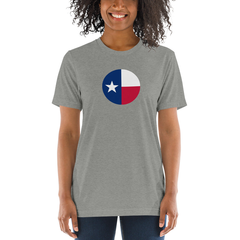 Circle Texas Flag Short Sleeve T-Shirt