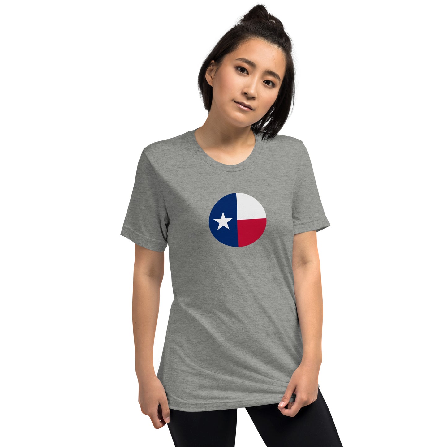 Circle Texas Flag Short Sleeve T-Shirt