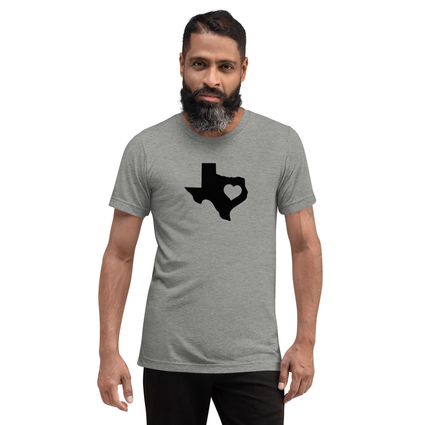 Texas State Heart Short Sleeve T-Shirt