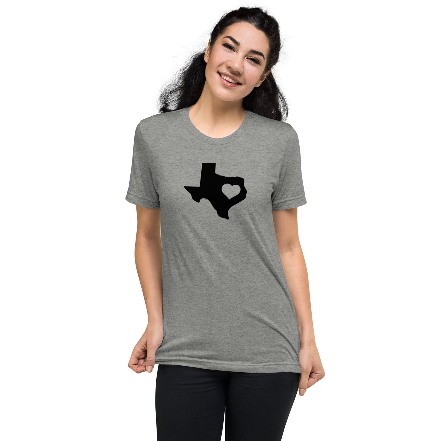 Texas State Heart Short Sleeve T-Shirt