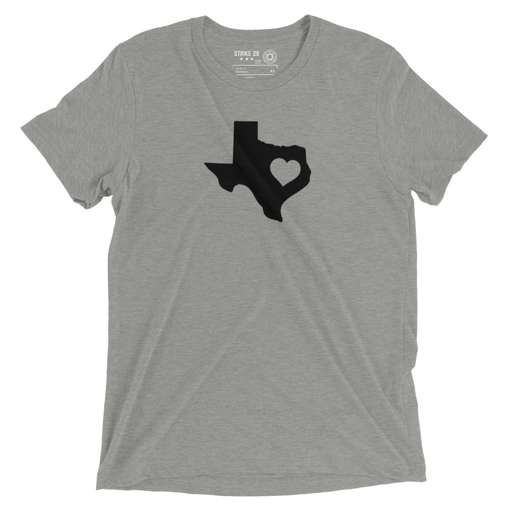 Texas State Heart Short Sleeve T-Shirt