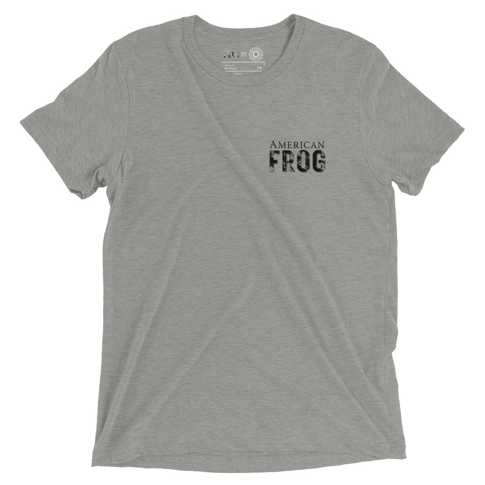 American Frog in Athletic Gray Short Sleeve T-Shirt