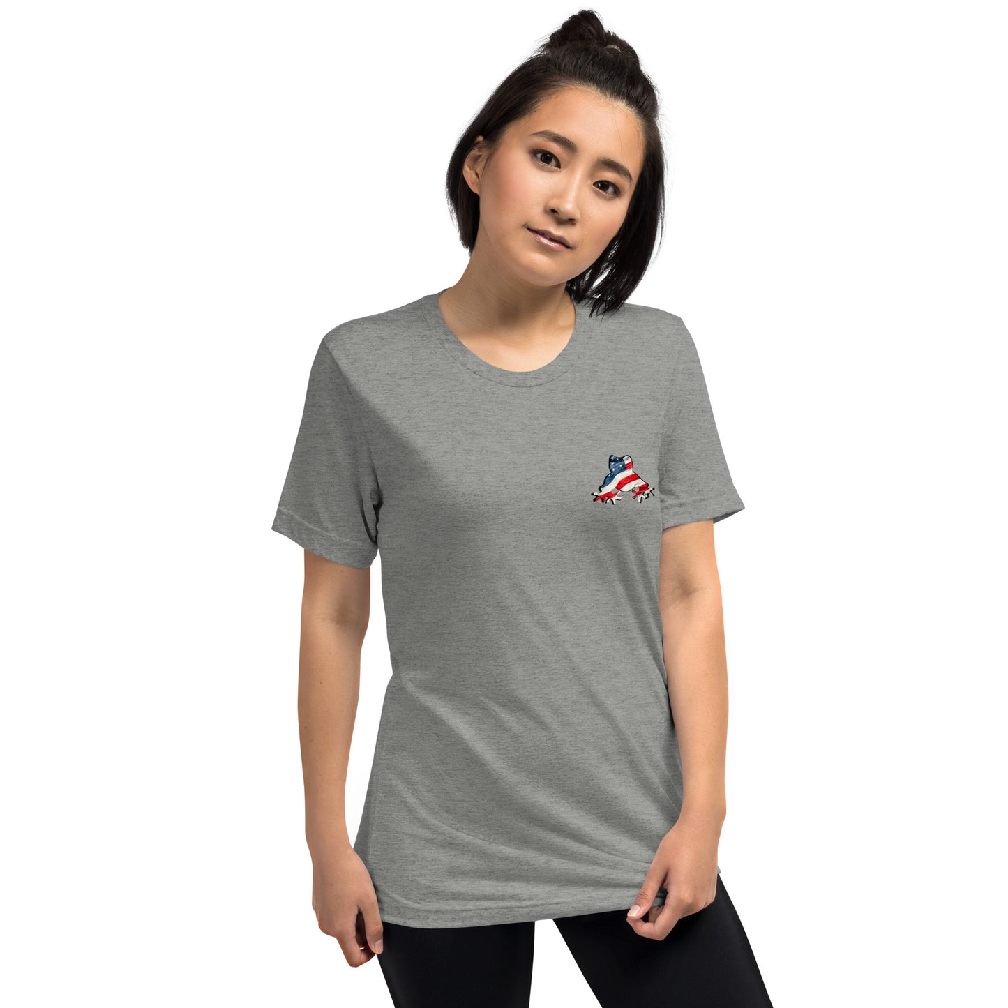 American Frog in Athletic Gray Short Sleeve T-Shirt