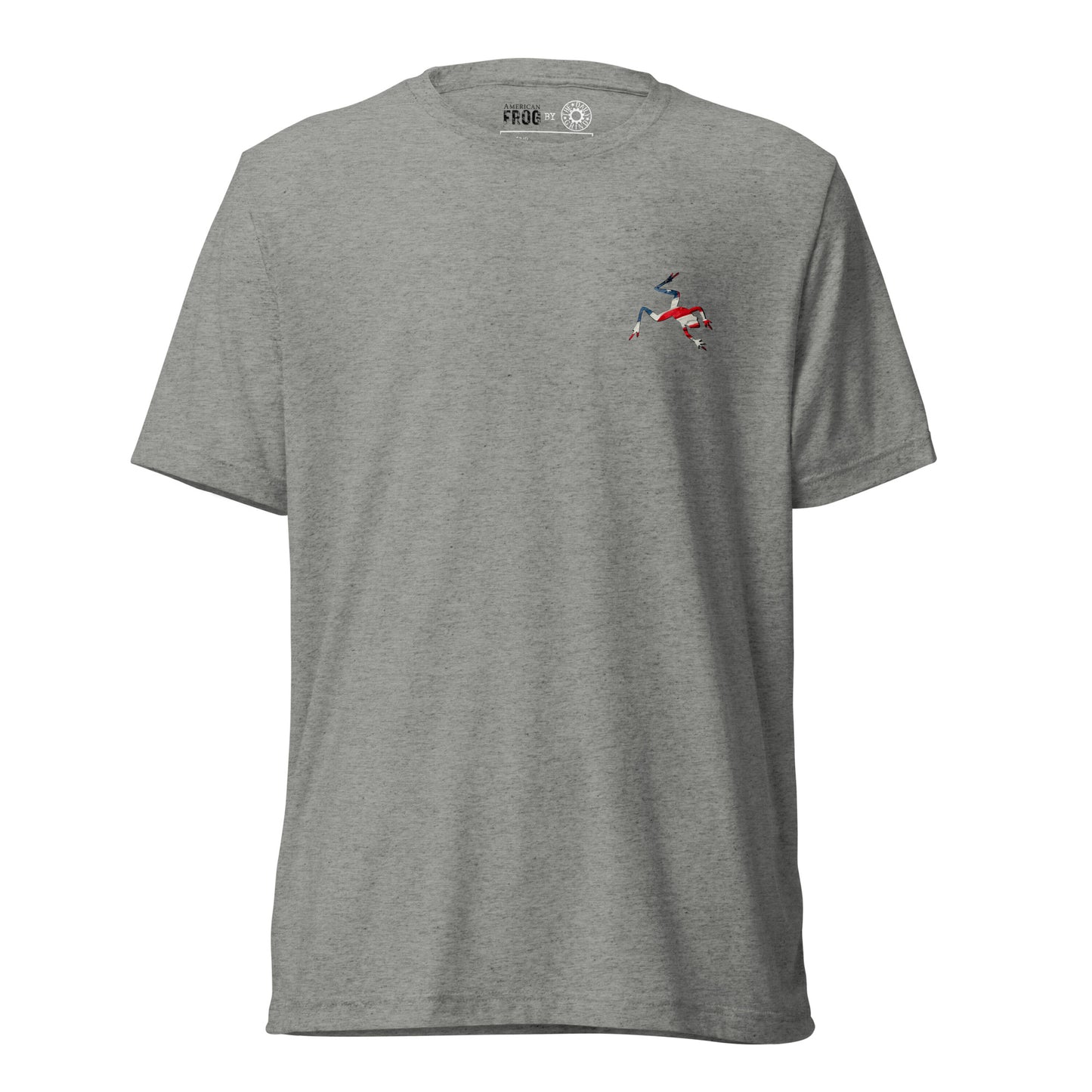 American Frog in Athletic Gray Short Sleeve T-Shirt