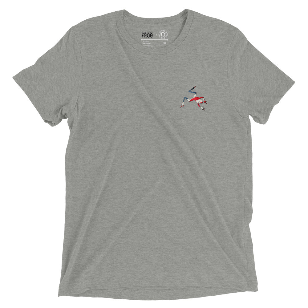 American Frog in Athletic Gray Short Sleeve T-Shirt