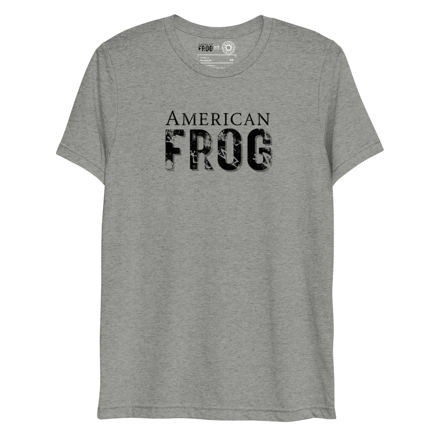 American Frog in Athletic Gray Short Sleeve T-Shirt