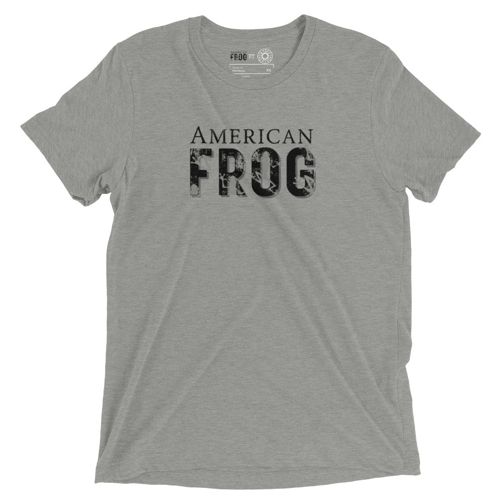 American Frog in Athletic Gray Short Sleeve T-Shirt