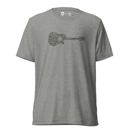 Music Note Guitar Short Sleeve T-Shirt