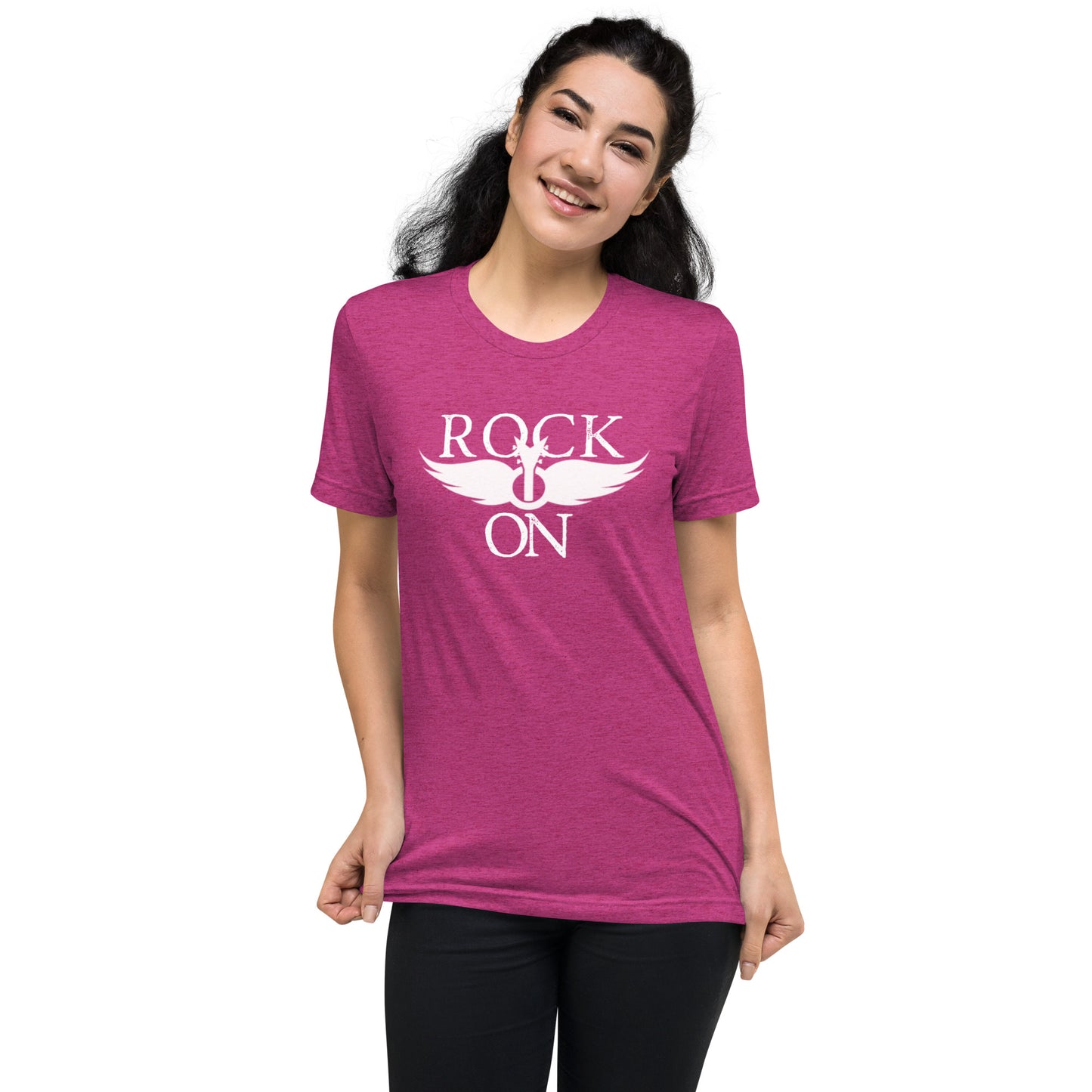 Rock On Guitar Wings Short Sleeve T-Shirt