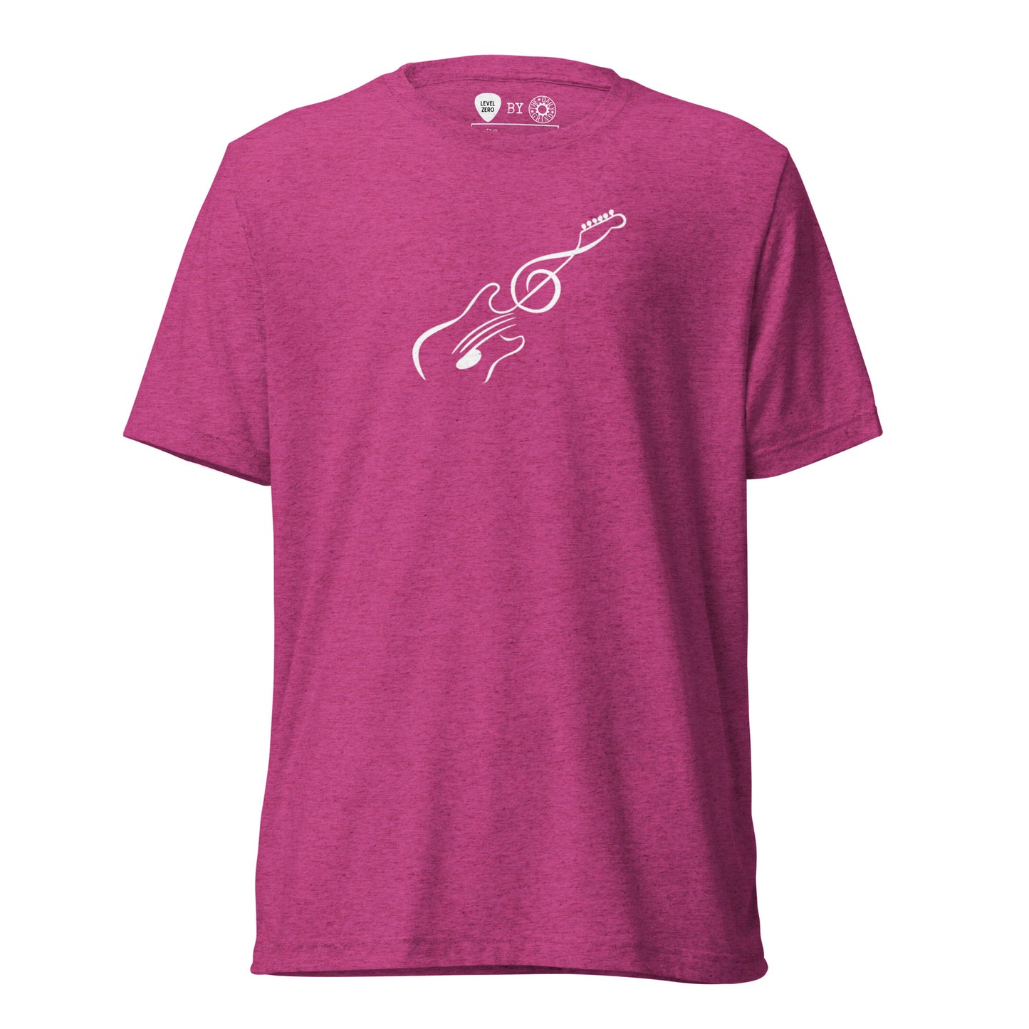 Music Note Electric Guitar Short Sleeve T-Shirt