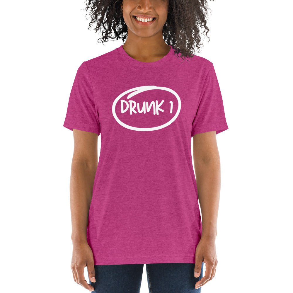 Drunk 1 Short Sleeve T-Shirt