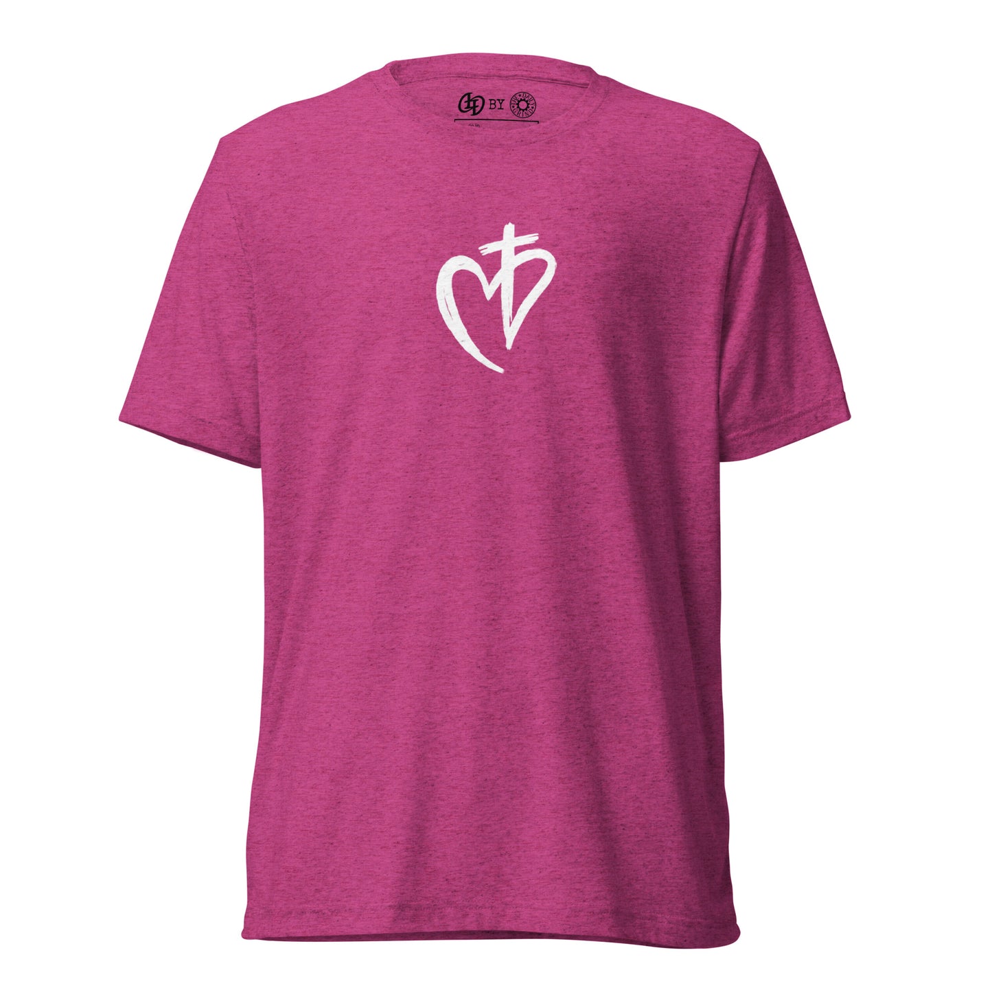 Heart with Cross Short Sleeve T-Shirt