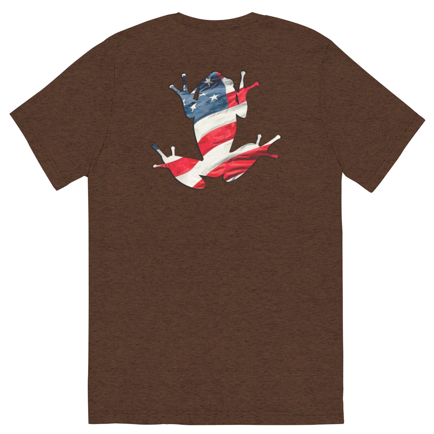 American Frog in Brown Short Sleeve T-Shirt