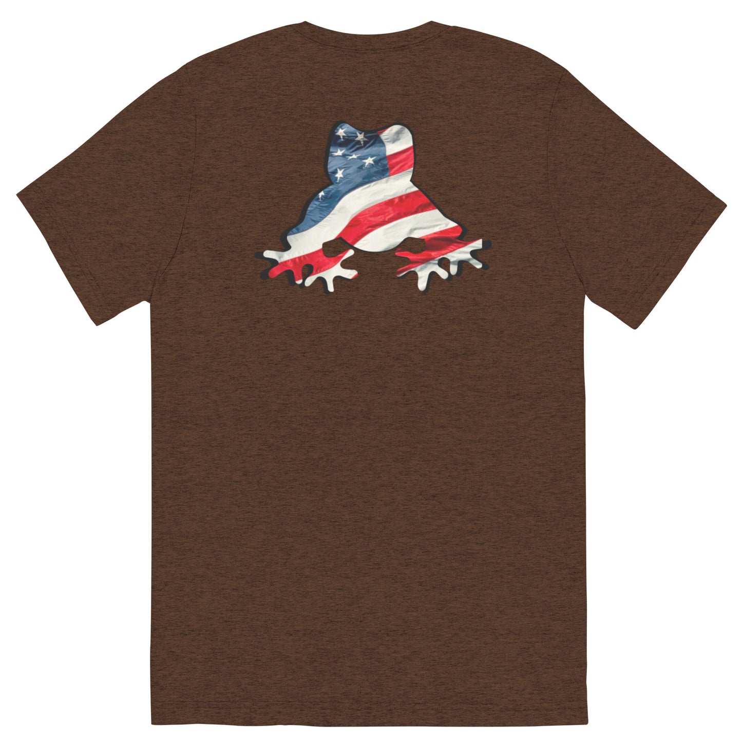 American Frog in Brown Short Sleeve T-Shirt