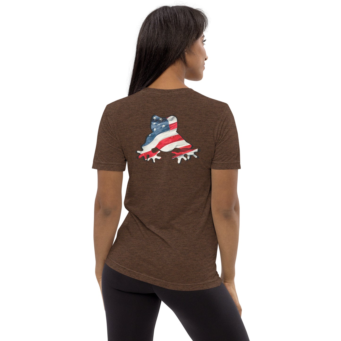 American Frog in Brown Short Sleeve T-Shirt