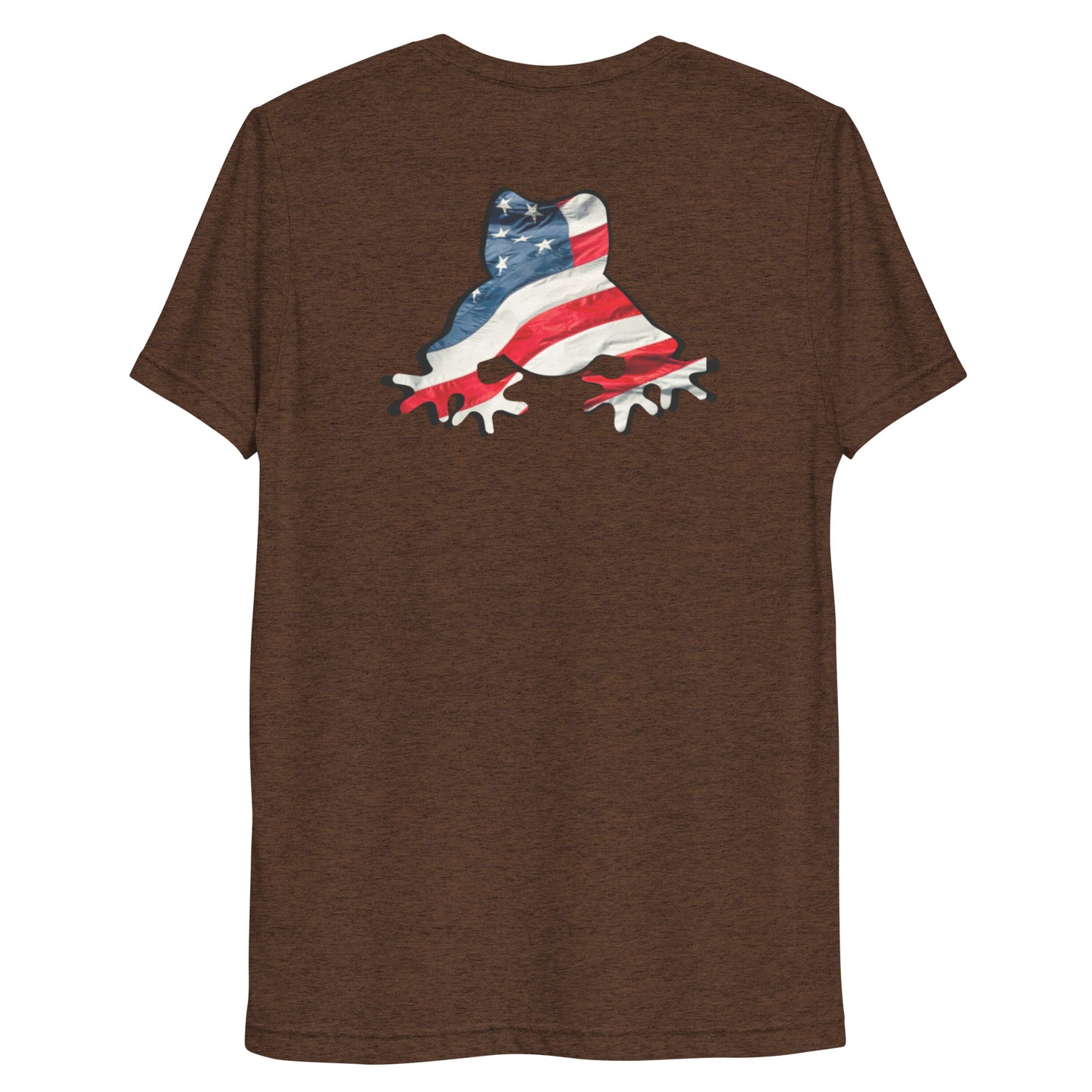 American Frog in Brown Short Sleeve T-Shirt