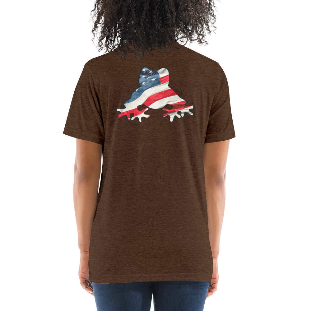 American Frog in Brown Short Sleeve T-Shirt