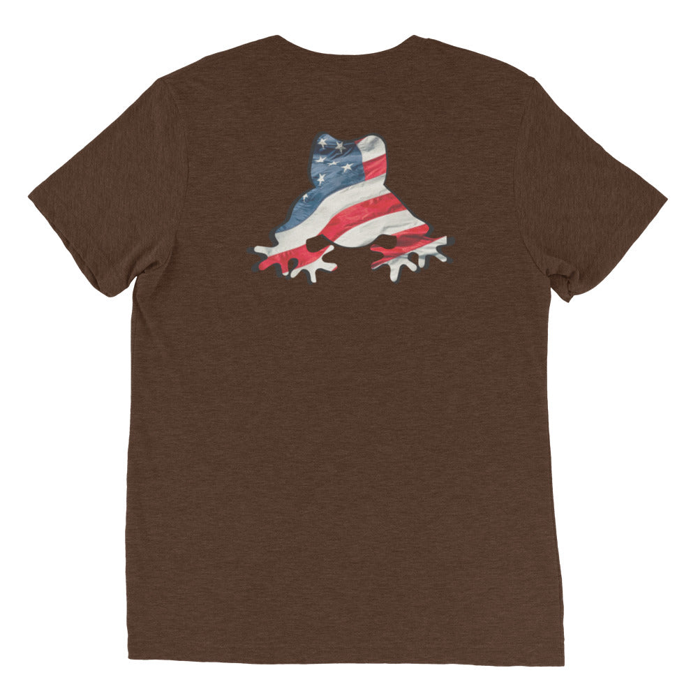 American Frog in Brown Short Sleeve T-Shirt