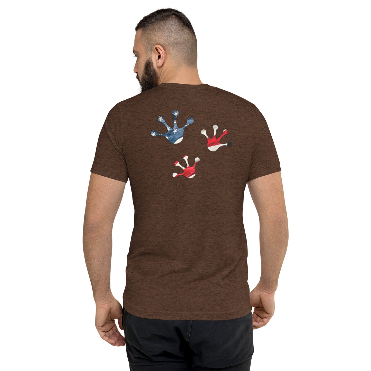 American Frog in Brown Short Sleeve T-Shirt