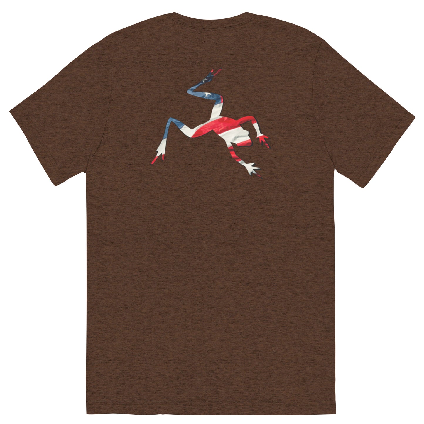 American Frog in Brown Short Sleeve T-Shirt