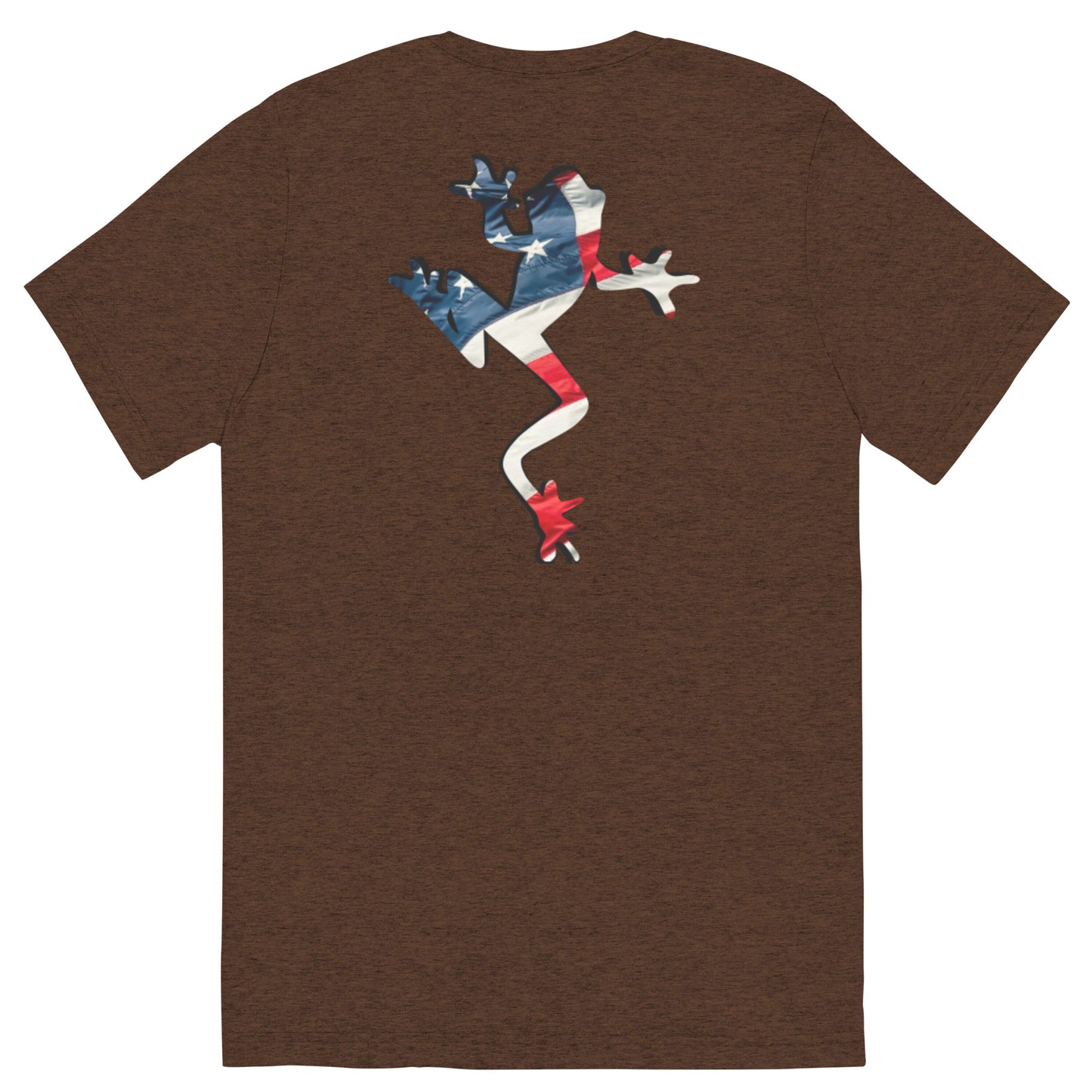 American Frog in Brown Short Sleeve T-Shirt