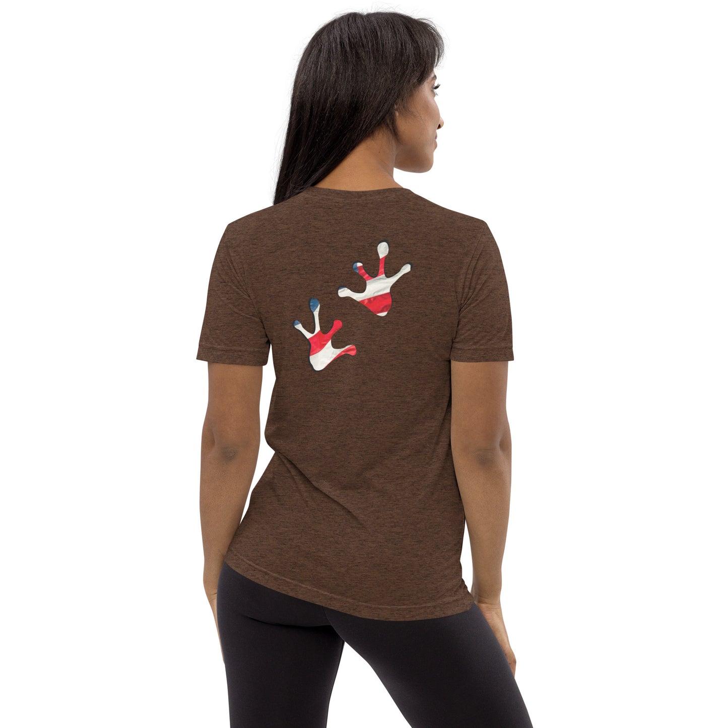 American Frog in Brown Short Sleeve T-Shirt