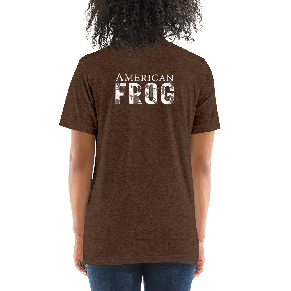 American Frog in Brown Short Sleeve T-Shirt