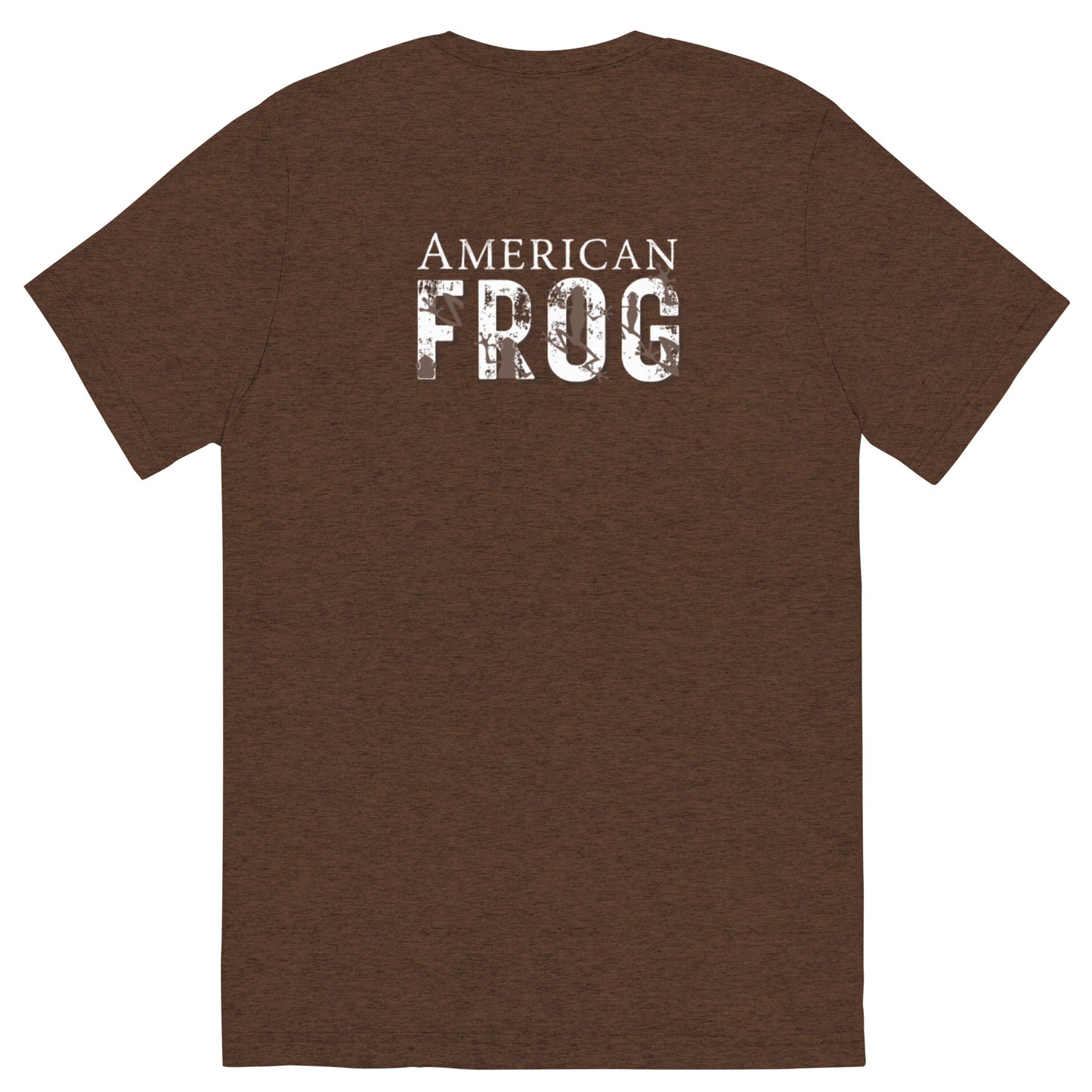 American Frog in Brown Short Sleeve T-Shirt