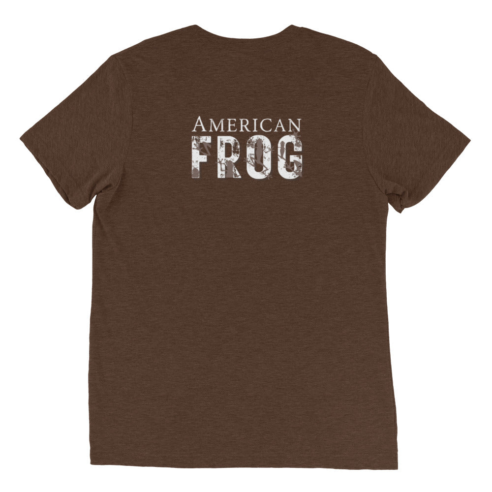 American Frog in Brown Short Sleeve T-Shirt