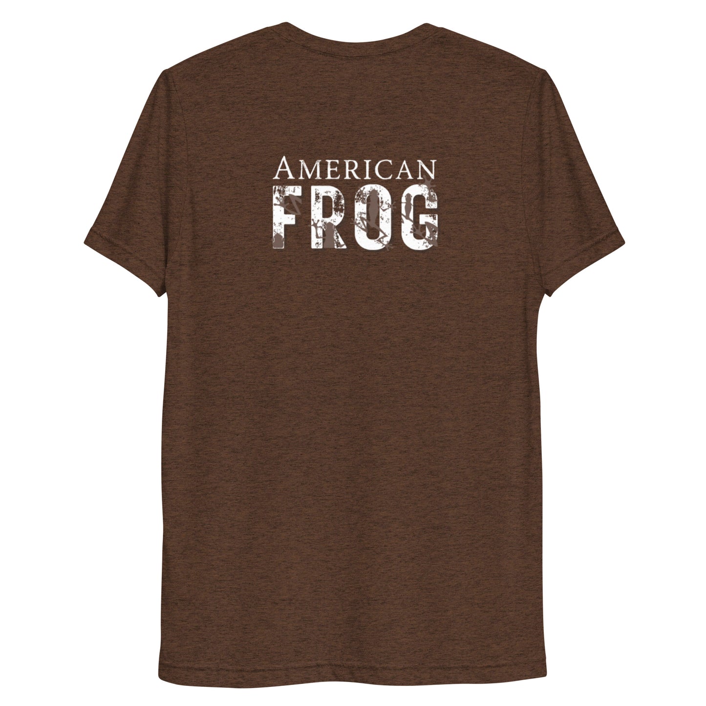 American Frog in Brown Short Sleeve T-Shirt