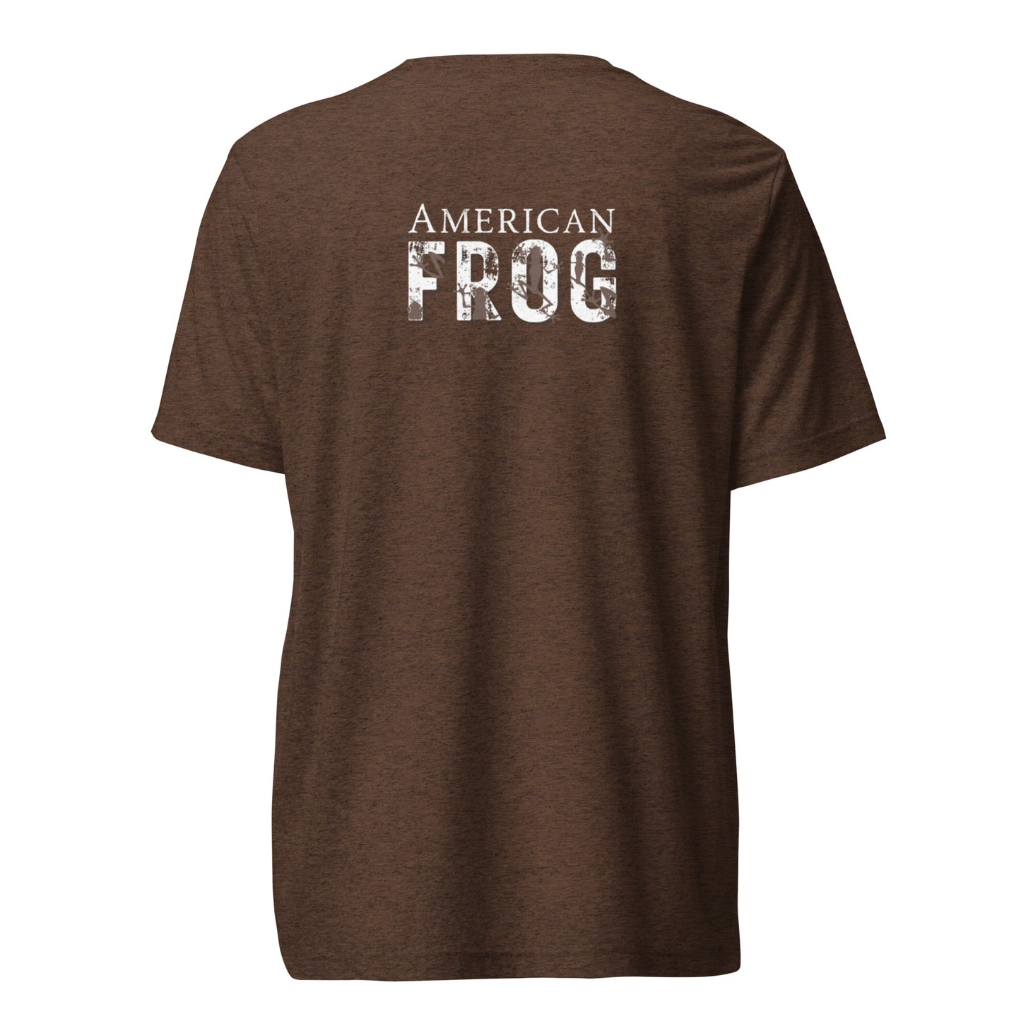 American Frog in Brown Short Sleeve T-Shirt