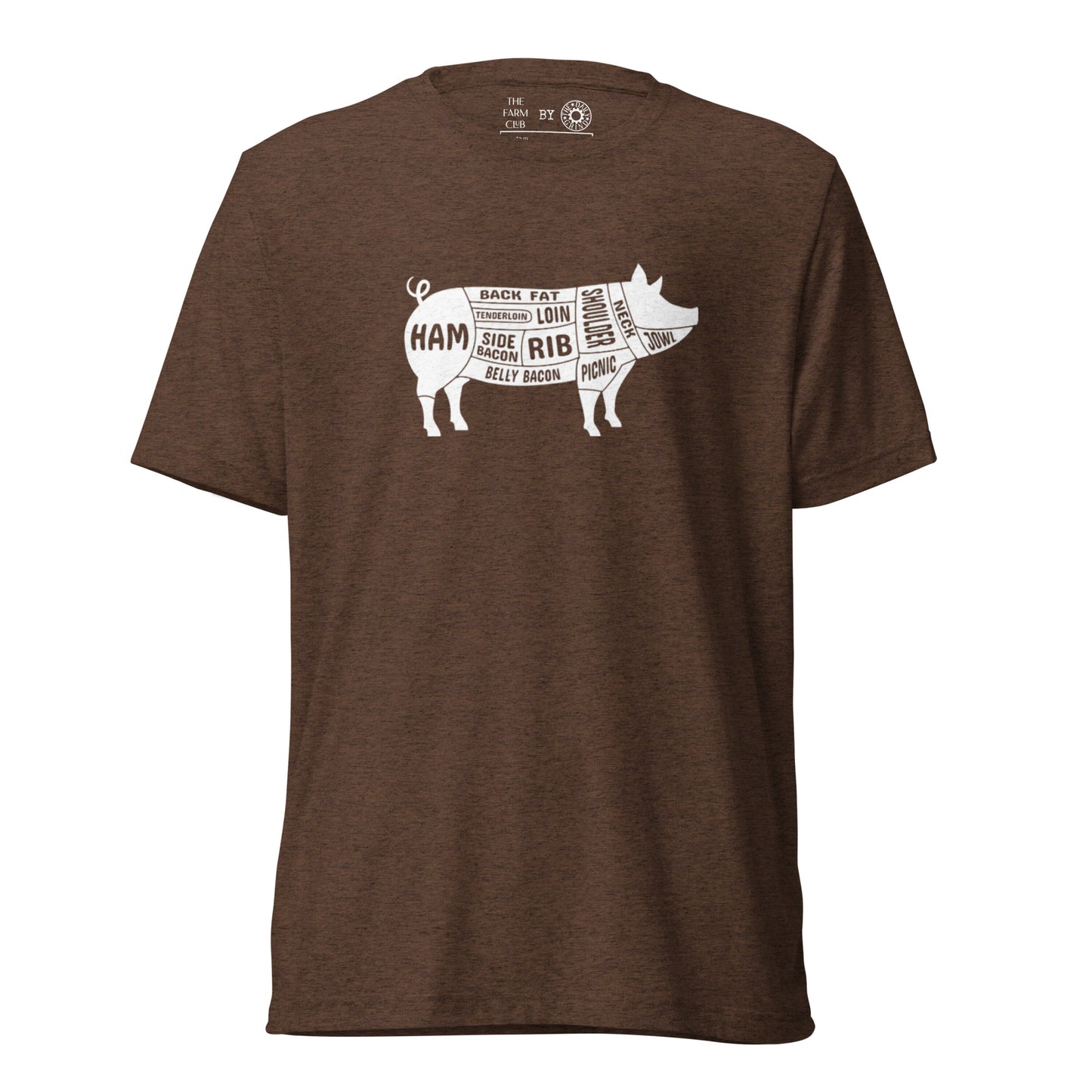 Pig Butcher Chart Short Sleeve T-Shirt