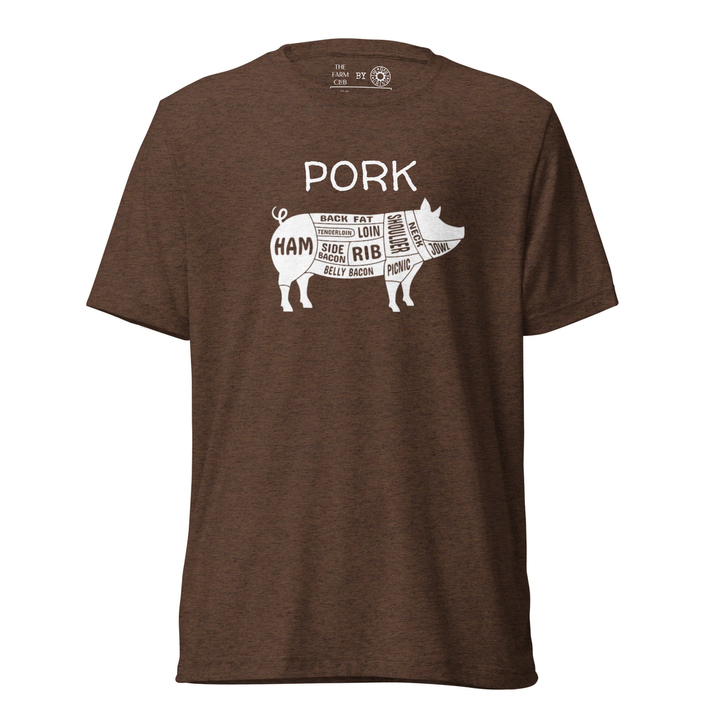 Pork Pig Butcher Chart Short Sleeve T-Shirt