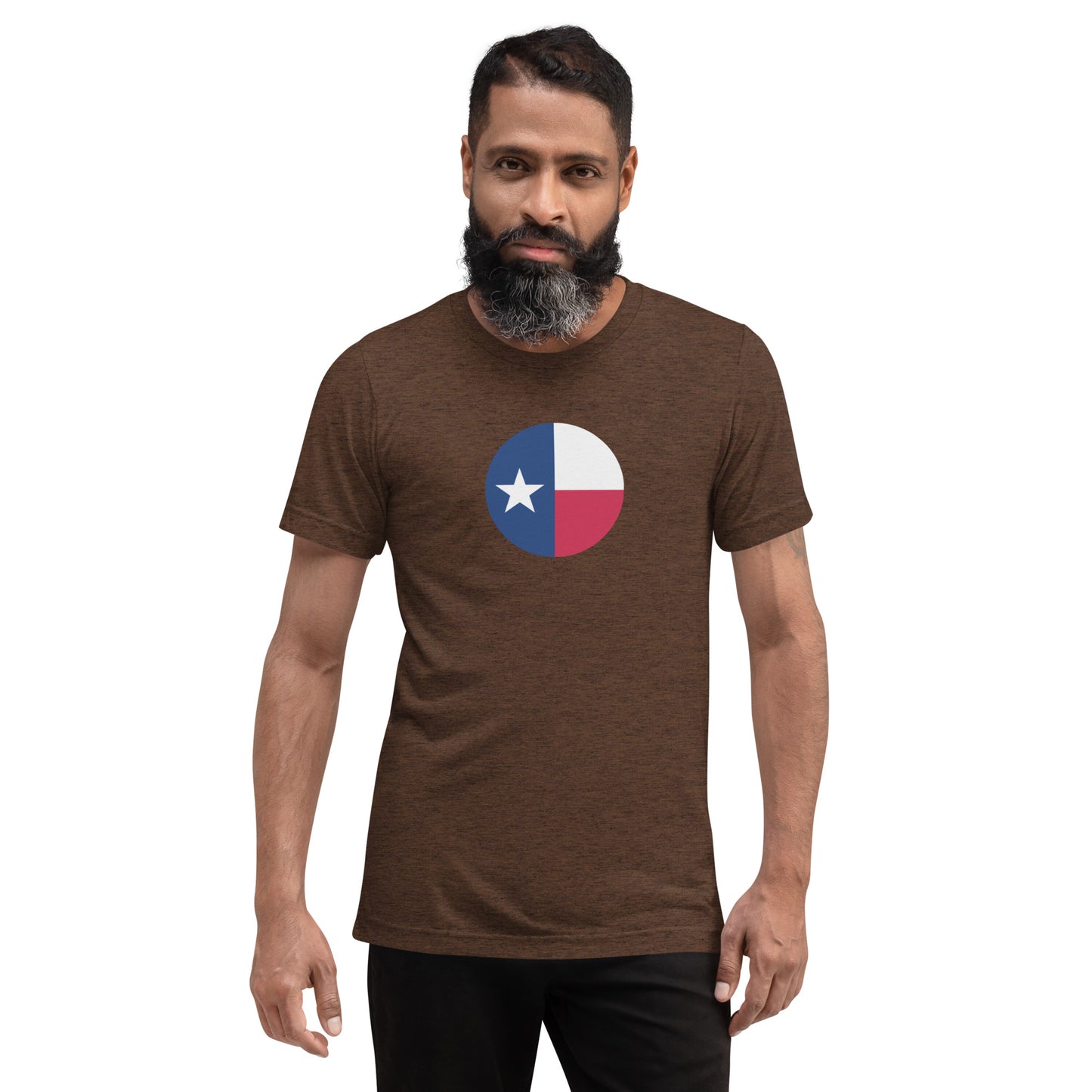 Circle Texas Flag Short Sleeve T-Shirt