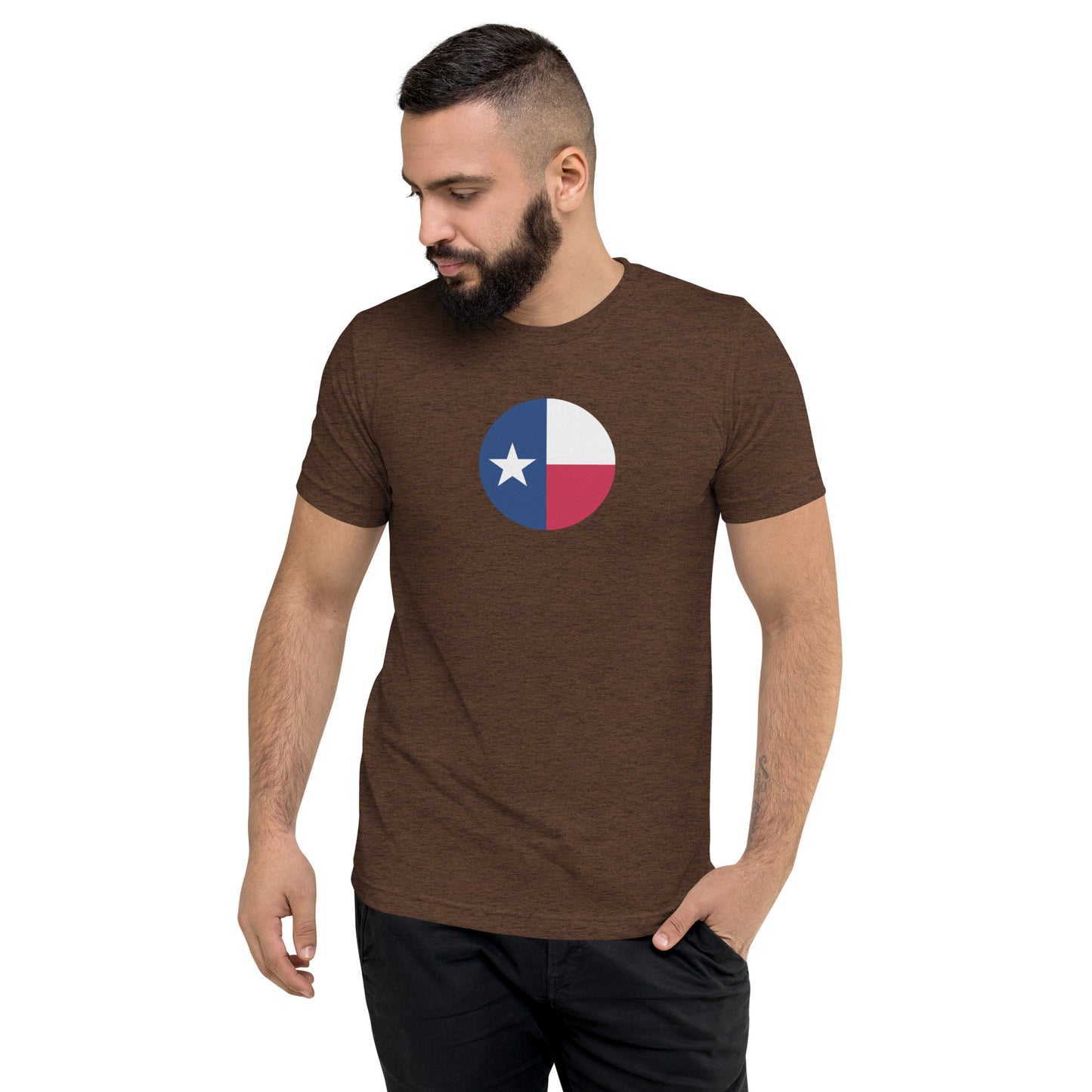 Circle Texas Flag Short Sleeve T-Shirt