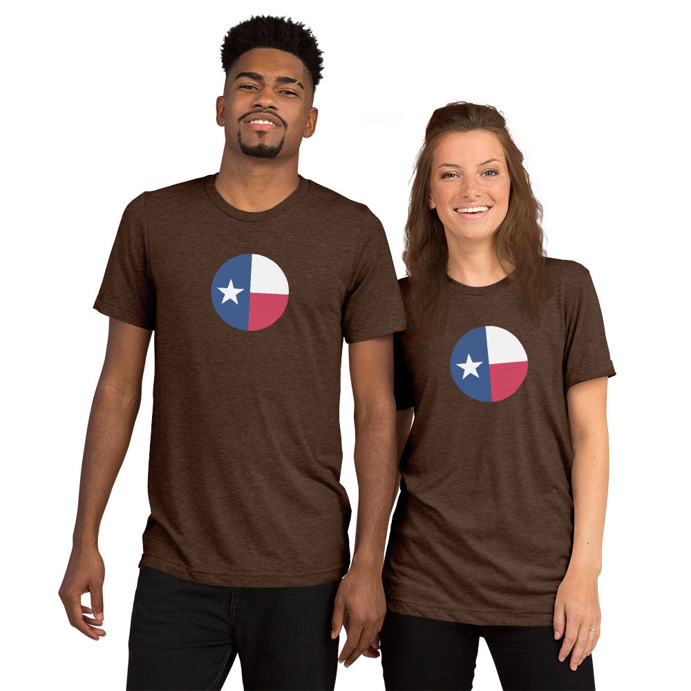 Circle Texas Flag Short Sleeve T-Shirt