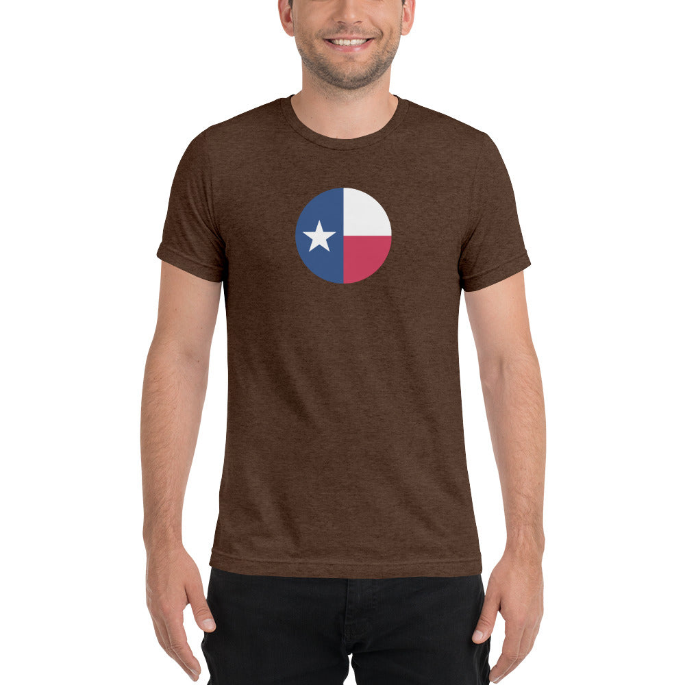 Circle Texas Flag Short Sleeve T-Shirt