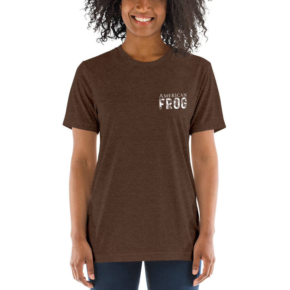 American Frog in Brown Short Sleeve T-Shirt