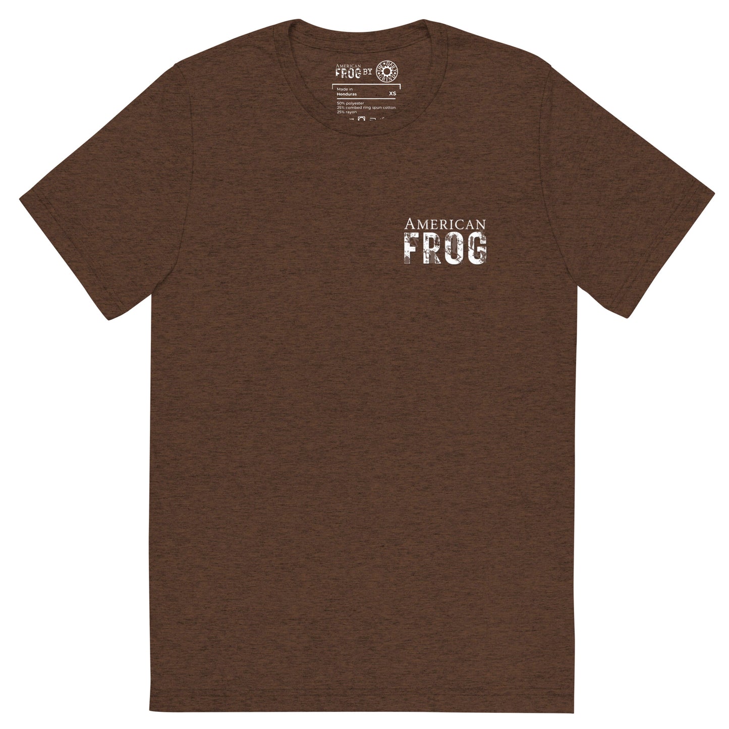 American Frog in Brown Short Sleeve T-Shirt