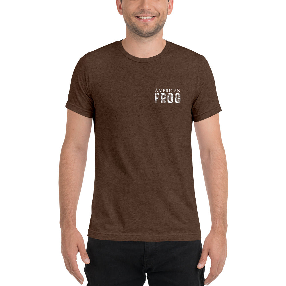 American Frog in Brown Short Sleeve T-Shirt